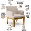 Ver mais imagens de Kit 02 Poltronas Beatriz Linho Cru