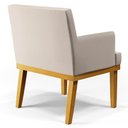 Ver imagem 3 de Kit 02 Poltronas Beatriz Linho Cru