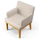 Ver imagem 4 de Kit 02 Poltronas Beatriz Linho Cru