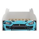 Ver imagem 4 de Cama Carro 100% Mdf Infantil Montessoriana com Colchão Incluso Multimóveis Mp4323 Azul Azul