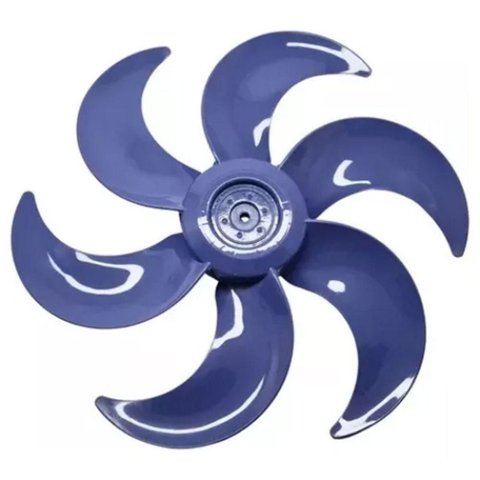 Peça para Ventilador Oem Hélice para Ventilador Mondial 6 Pás Compatível Ventiladores 30cm Azul