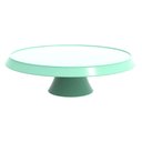 Ver imagem 1 de Base Porta Bolos Tortas Doces com Pé 25cm Bubble Crippa Suporte Verde Menta