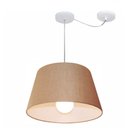 Ver imagem 1 de Lustre Pendente Cone Com Desvio Md-4273 Cupula Tec 21/30x40cm Palha