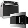 Kit Forno 74L e Microondas 26L Embutir Oster Black Inox 220V - 1