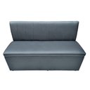 Ver imagem 2 de Poltrona 1,20 Cm Corvin Preto com Bau Costura em Listras