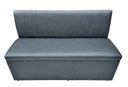 Ver imagem 2 de Poltrona 1,20 Cm Corvin Preto com Bau Costura em Listras