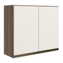 Ver imagem 1 de Armário de Cozinha Aéreo 80cm Maly N03 Carvalho/off White - Mpozenato