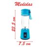 Mini Liquidificador Portátil Recarregável Usb 4 Lâminas 380 Ml - 2