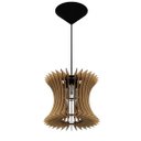 Ver imagem 1 de Luminária Teto tipo Pendente CURVA MDF - Completa