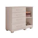 Ver imagem 3 de Cômoda New Florença 4 Gavetas 1 Porta com Sapateira - Benetil