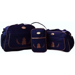 Kit bolsa maternidade azul marinho menino enxoval 40ol02 - 1