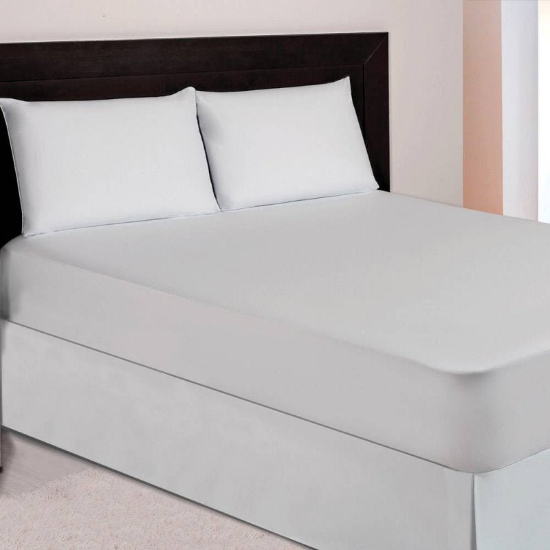 Protetor de colchão Casal impermeável - Com Sleep Branco