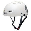 Ver imagem 2 de Capacete Kraft Bike Caveira Branco G Skate Patins - NBR16175