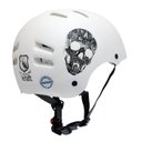 Ver imagem 1 de Capacete Kraft Bike Caveira Branco G Skate Patins - NBR16175