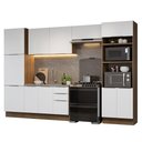 Ver imagem 3 de Armário de Cozinha Completa 330cm Rustic/Branco Stella Madesa 02