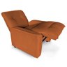 Poltrona Reclinável Do Papai Luka Suede Veludo Terracota Cor Laranja - 3