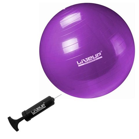 Bola Suíça para Pilates 55 Cm Premium LIVEUP LS3222 55 PR