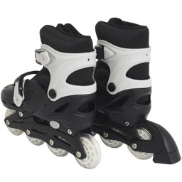 Patins Roller In Line 4 Rodas Infantil Masculino Feminino + Acessórios Preto Importway BW-019-PT PRE - 6 Patins Roller In Line 4 Rodas Infantil Masculino Feminino + Acessórios Preto Importway BW-019-PT PRE - 6