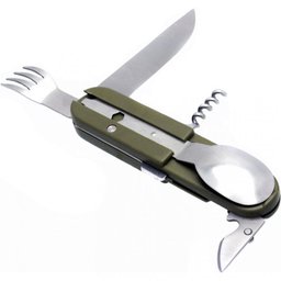 Conjunto de Talheres Nautika Camping e Uso Militar Timber - 1