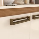 Ver imagem 6 de Cozinha Compacta Layla 7 Portas 2 Gavetas Nature-Off White Casa 812