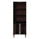 Ver imagem 2 de Cristaleira e Aparador Buffet Jurerê Off White Matte Nogueira Real - Colibri