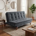 Ver imagem 1 de Sofá-Cama Bangkok 1.90m Retrátil e Reclinável para Quarto e Sala Cinza