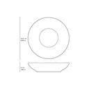Ver imagem 5 de Prato Fundo Cerâmica 22,5cm Azul Bio Brezze 830ml Porto Brasil Stoneware Avulso