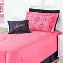 Ver imagem 2 de Kit Cobre Leito Love Pink com Almofada Solteiro 04 Peças