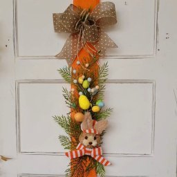 Fita de Porta Coelho Laranja 180x25cm - 1