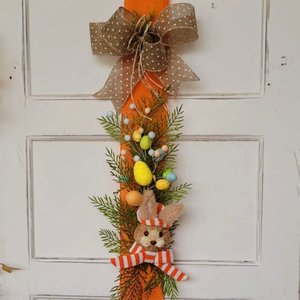 Fita de Porta Coelho Laranja 180x25cm