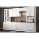 Ver imagem 2 de Cozinha 8 Peças (2 Armários + 2 Paneleiros + 2 Balcões + 2 Complementos ) C5p65 Branco