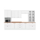 Ver imagem 1 de Cozinha 8 Peças (2 Armários + 2 Paneleiros + 2 Balcões + 2 Complementos ) C5p65 Branco