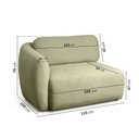 Ver imagem 4 de Sofá Modular 100cm com Braço Esquerdo Orla CabeCasa MadeiraOriginals