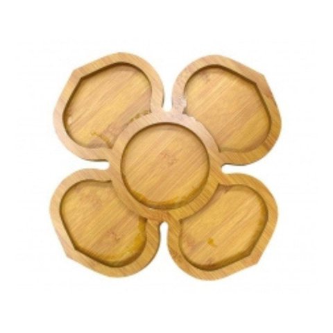 Petisqueira Mdf com 5 Divisórias Flor - Casita