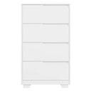 Ver mais imagens de Cômoda para Quarto 4 Gavetas 70cm Sole Flex Branco/freijó - Albatroz