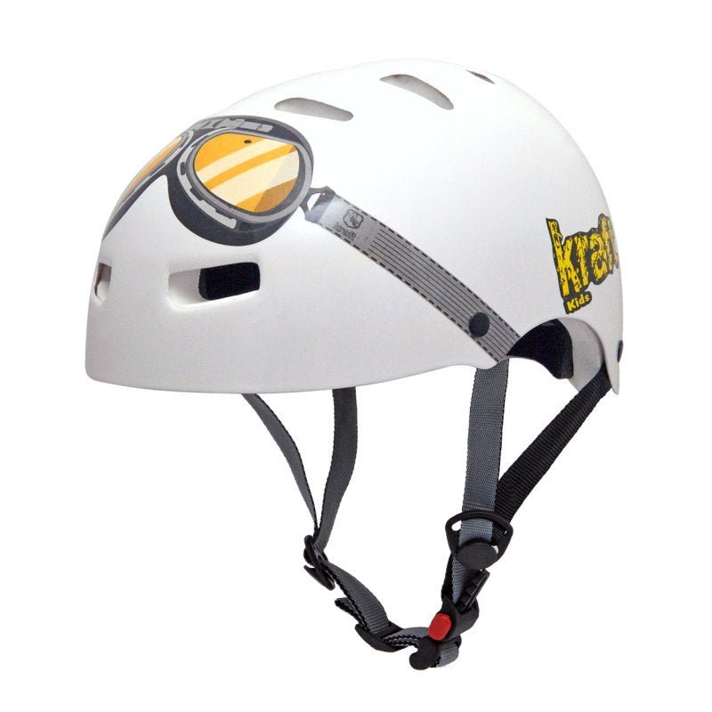 Capacete Infantilkraft Bike Aviador Branco Skate Nbr16175