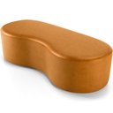 Ver imagem 1 de Puff Decorativo Orgânico para Living Quarto 140cm Orbit W01 Couríssimo Whisky - Lyam Decor