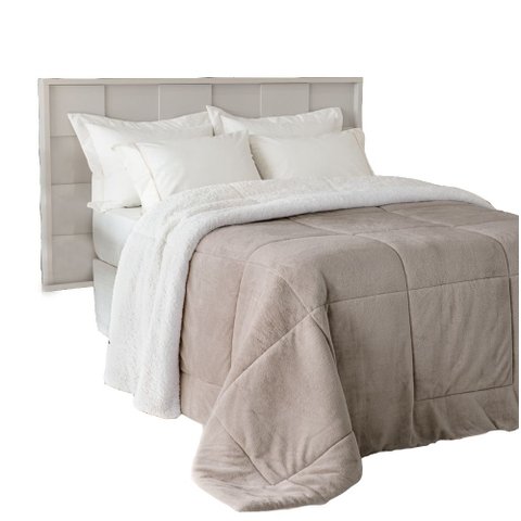 Coberdron Edredom Solteiro D. Face Sherpa Mantinha Fend