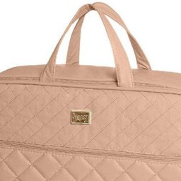 Mala Maternidade com Alça Fixa Matelassê XG Nude - Hug Baby - 2 Mala Maternidade com Alça Fixa Matelassê XG Nude - Hug Baby - 2