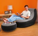 Ver imagem 2 de Poltrona Inflável Ultra Lounge Com Pufe Intex