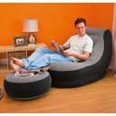 Ver imagem 2 de Poltrona Inflável Ultra Lounge Com Pufe Intex