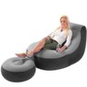 Poltrona Inflável Ultra Lounge Com Pufe Intex - 4