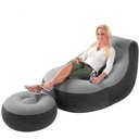 Ver imagem 4 de Poltrona Inflável Ultra Lounge Com Pufe Intex