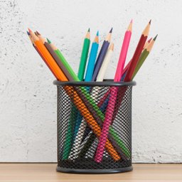 Organizador Porta Lapis Aramado Kit 3 Unidades Telado Caneta Mesa Bancada Escritorio Home Office Tra - 5