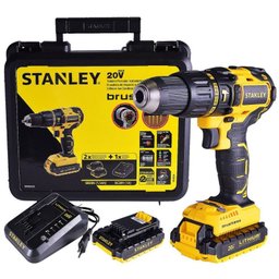 Parafusadeira Furadeira Stanley Sbh20s2k Impacto Bivolt 20v Brushless - 1