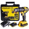 Parafusadeira Furadeira Stanley Sbh20s2k Impacto Bivolt 20v Brushless - 1