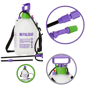 Pulverizador 5 Litros Pressão Espargidor Borrifador Bomba Palisad 647408