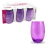 Jogo Copo De Vidro Lilás Bellagio 450 Ml Com 6 Copos - Casa Linda - 5