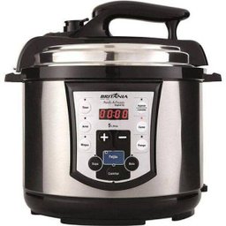 Panela de Pressão Digital 5 L Aço Escovado Britânia - 220V - 1 Panela de Pressão Digital 5 L Aço Escovado Britânia - 220V - 1