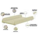 Ver imagem 4 de Trocador de Fraldas Almofadado para Berço Corino Bege - Lyam Decor
